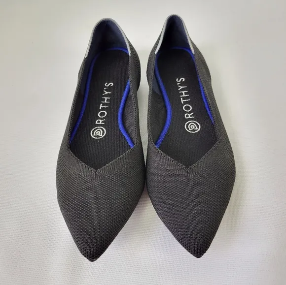 Rothy's Pointy Toe Flats Excellent Condition Sz 8