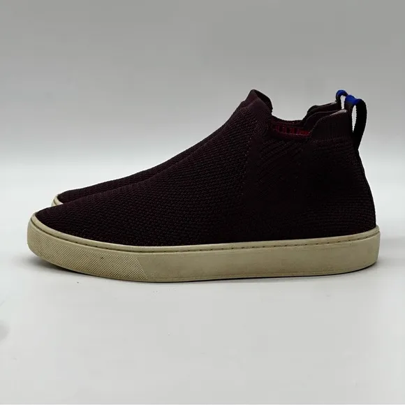 Rothy’s The Chelsea Berry Lattice Knit Sneakers. Size 7.5