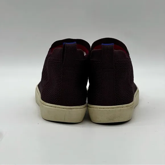 Rothy’s The Chelsea Berry Lattice Knit Sneakers. Size 7.5
