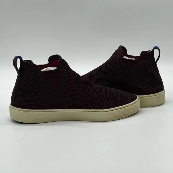 Rothy’s The Chelsea Berry Lattice Knit Sneakers. Size 7.5