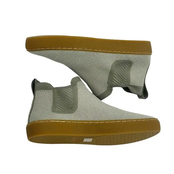 Rothy's The Chelsea Light Sage Green High Top Sneakers Size Women’s Size 7 NWOB