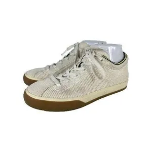 Rothy’s The Lace Up Vanilla Knit Sneakers US 8 Walking Casual Tennis Shoes