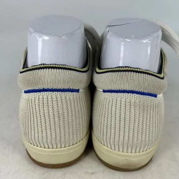 Rothy’s The Lace Up Vanilla Knit Sneakers US 8 Walking Casual Tennis Shoes