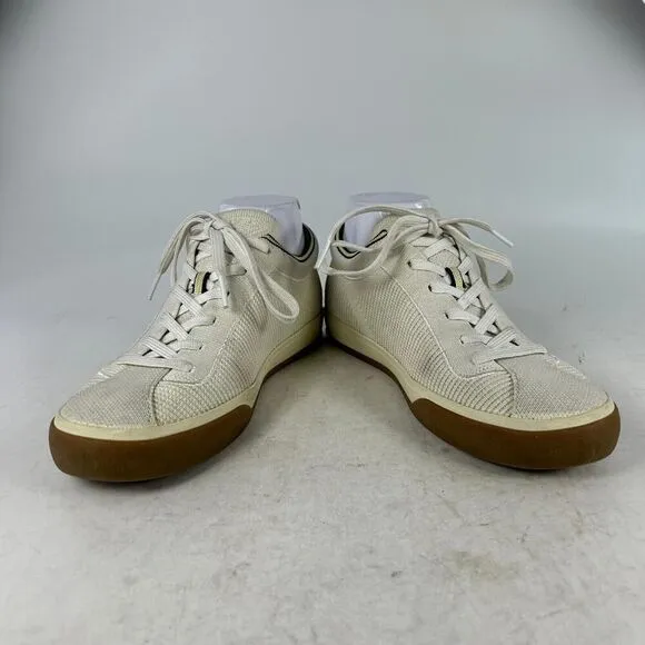 Rothy’s The Lace Up Vanilla Knit Sneakers US 8 Walking Casual Tennis Shoes