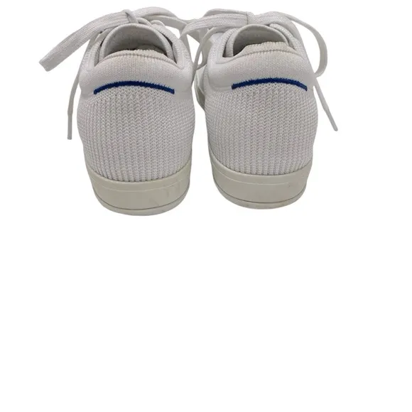 Rothy's The Lace Up Sneaker Vanilla Fabric Casual Sneakers Women’s US 8