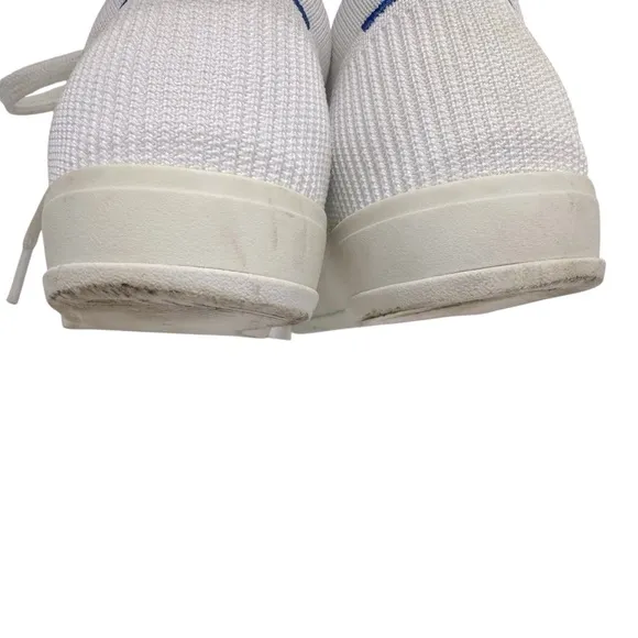 Rothy's The Lace Up Sneaker Vanilla Fabric Casual Sneakers Women’s US 8