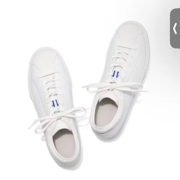 Rothy's The Lace Up Sneaker Vanilla Fabric Casual Sneakers Women’s US 8