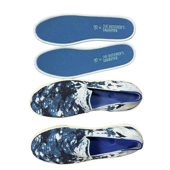 Rothys x The Butcher's Daughter Shibori Sneakers Women’s Size 8.5