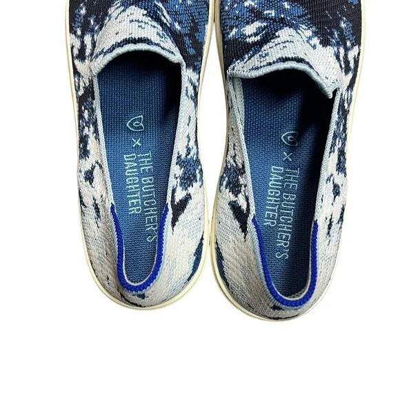 Rothys x The Butcher's Daughter Shibori Sneakers Women’s Size 8.5