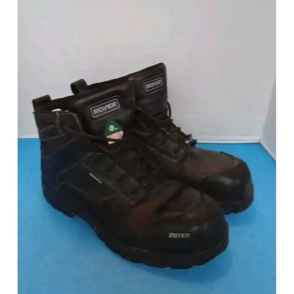 Royer Men's 8&quot; Metal-Free 5605GT Composite Toe Work Boots Size 12‎