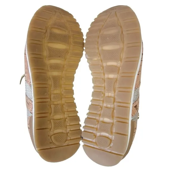 Rutz Walk In Leather Cork Sneakers