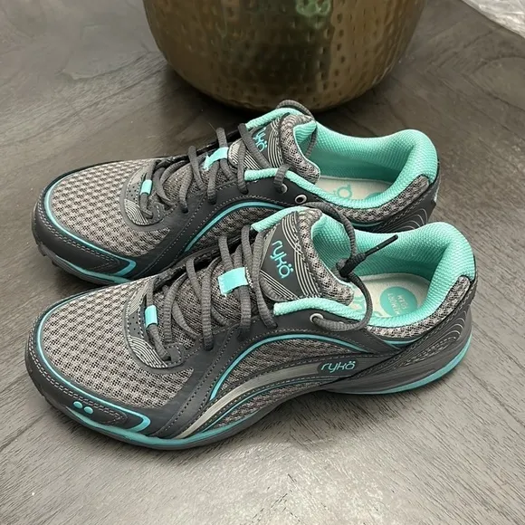 Ryka Lace-up Walking Sneakers - Sky Walk (WIDE)