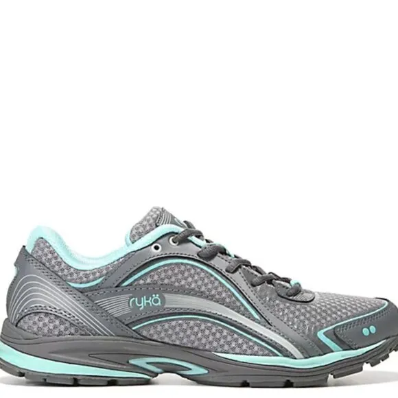 Ryka Lace-up Walking Sneakers - Sky Walk (WIDE)