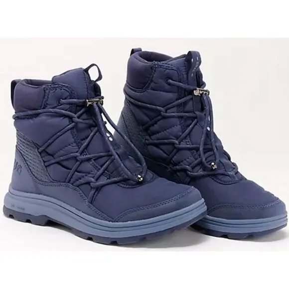 Ryka Winter Boots Size 7.5 Water Repellent Bungee Brae Nylon Upper Lightweight