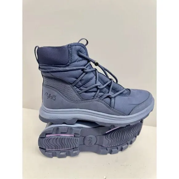 Ryka Winter Boots Size 7.5 Water Repellent Bungee Brae Nylon Upper Lightweight