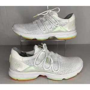 Ryka Women's 7.5 Wide Diffuse White Black sneakers - NWOT