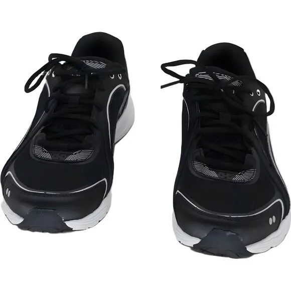 Ryka Women's Sky Walk Black Blush Mesh Leather Sneakers Size 8.5M EU 39