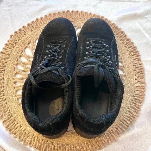 Saint Laurent Jump Black Suede Sneakers Men's Size 12