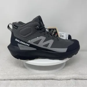 Salomon Elixir Activ Mid GTX Gore-Tex Men's Shoes Size 9.5 Gray Black 474568 NWT