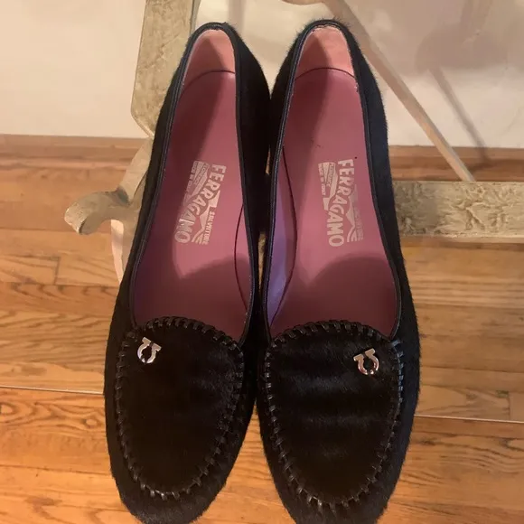 Salvatore Ferragamo fur flats size8:.5