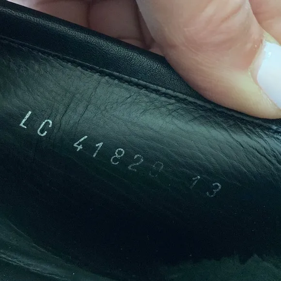 Salvatore Ferragamo Men’s Black Leather Loafers - Rubber Soles. Size 13