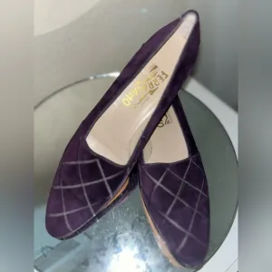 Salvatore Ferragamo Small Heeled Loafers, Size 9