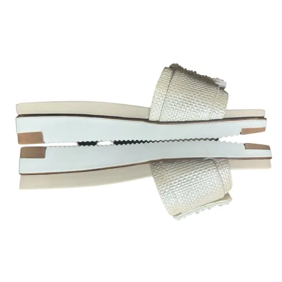 Sam Edelman Cream Slide Sandals
