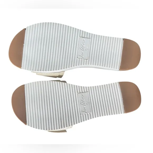 Sam Edelman Cream Slide Sandals