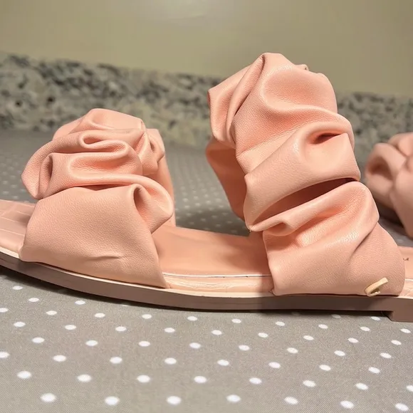 Sam Edelman Faux Leather Ruffle Flats