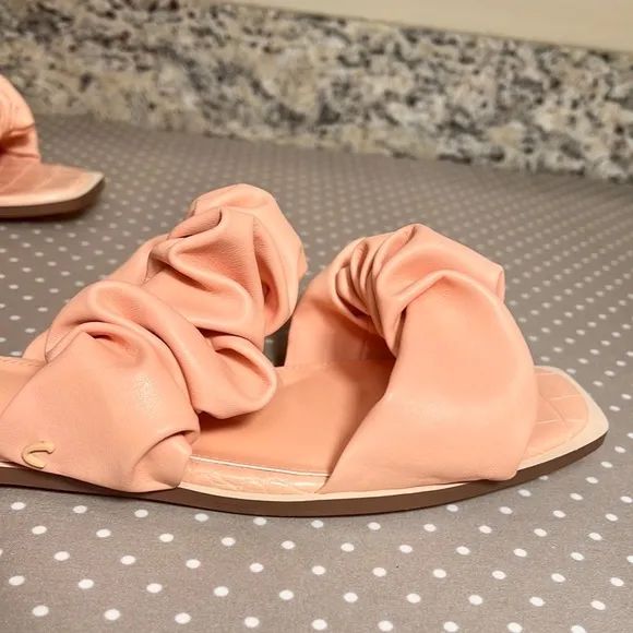 Sam Edelman Faux Leather Ruffle Flats