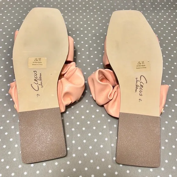 Sam Edelman Faux Leather Ruffle Flats