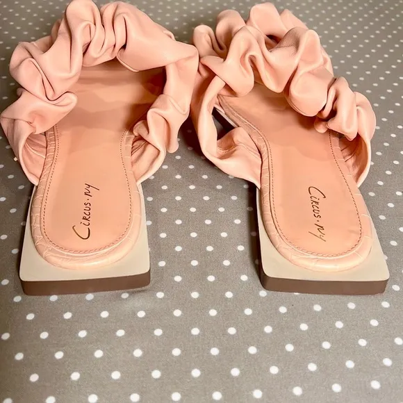 Sam Edelman Faux Leather Ruffle Flats