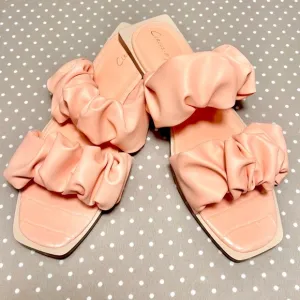 Sam Edelman Faux Leather Ruffle Flats