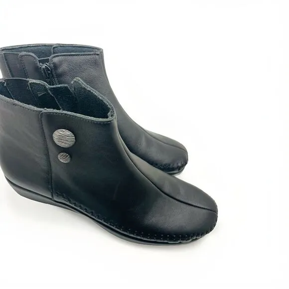 SAS Jade Black Women's Ankle Boot Size 7N Free Shipping New without Box