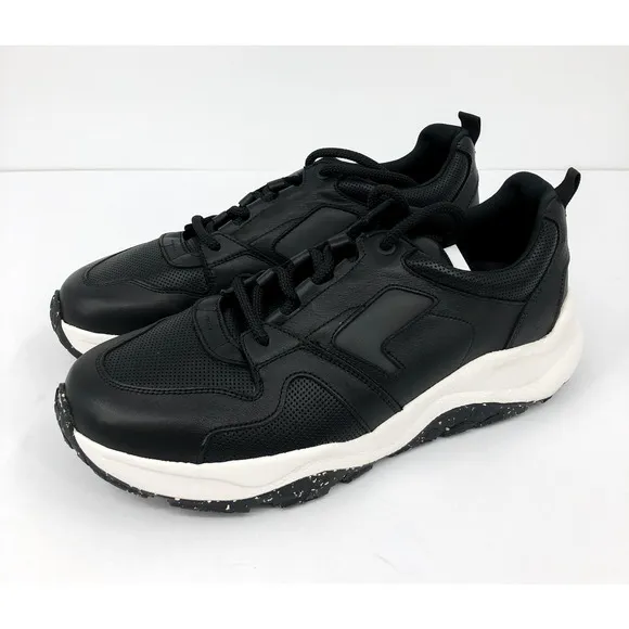 SAS Men's Low Country-Y Hiking Sneaker 13 WW Black Perf Leather Lace Up  NIB