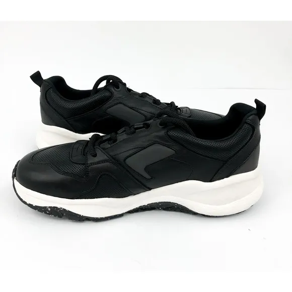 SAS Men's Low Country-Y Hiking Sneaker 13 WW Black Perf Leather Lace Up  NIB
