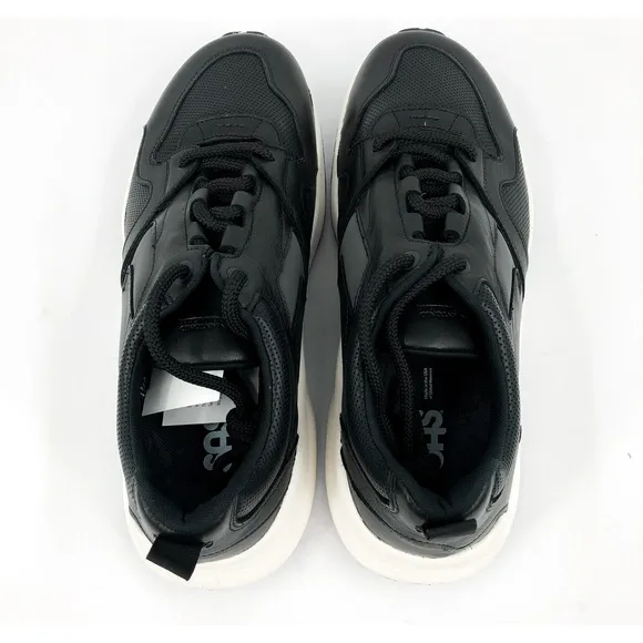 SAS Men's Low Country-Y Hiking Sneaker 13 WW Black Perf Leather Lace Up  NIB