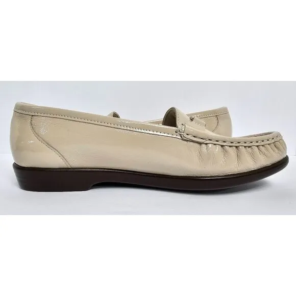 SAS Metro-P Bone Leather Loafers For Women Size 8.5M