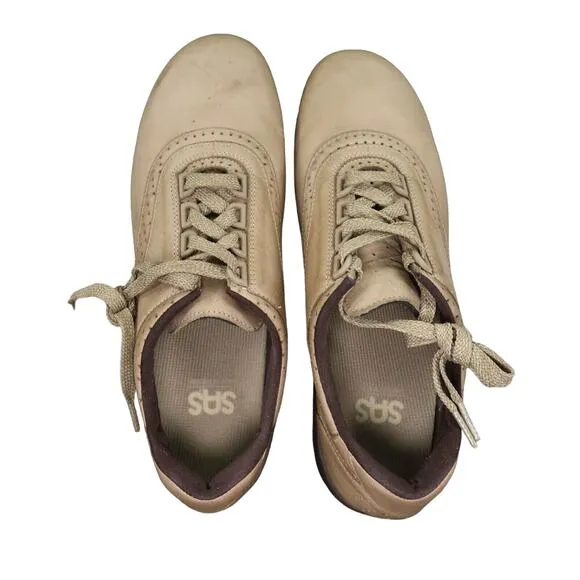 Sas Shoes Womens 7.5 Sneakers Walk Easy Comfort Leather Classic Oxford Lace Up