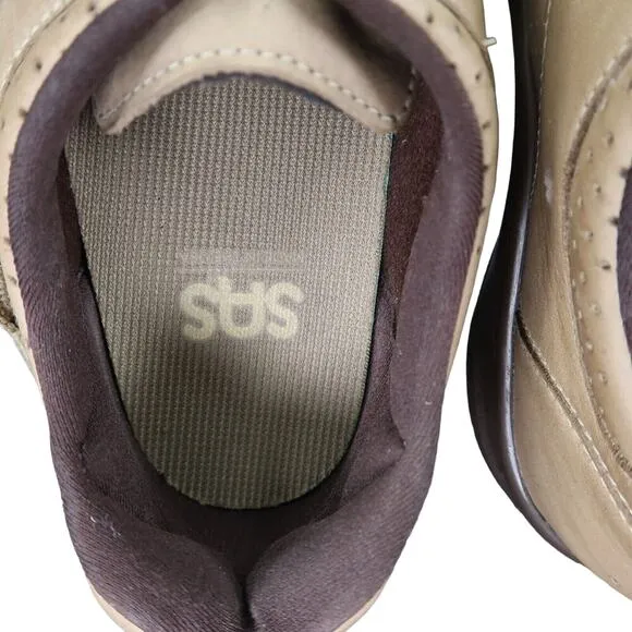 Sas Shoes Womens 7.5 Sneakers Walk Easy Comfort Leather Classic Oxford Lace Up