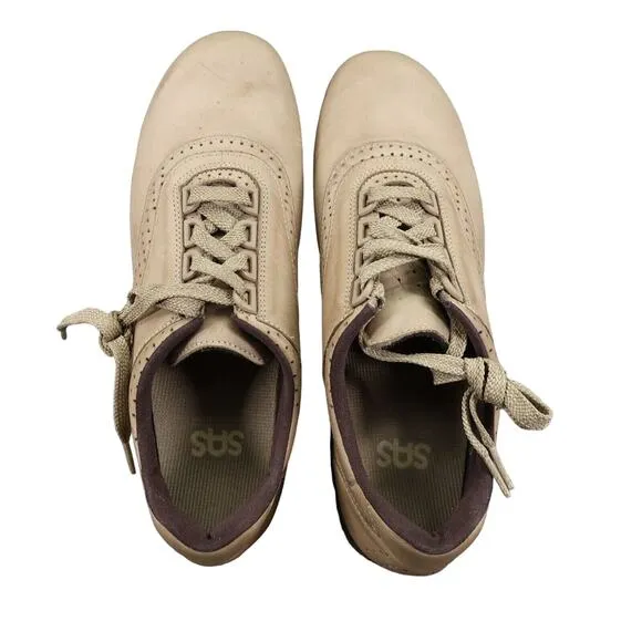 Sas Shoes Womens 7.5 Sneakers Walk Easy Comfort Leather Classic Oxford Lace Up