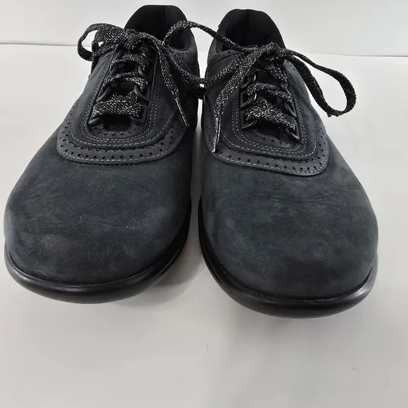 SAS Walk Easy Walking Shoe Nero Nubuc Leather Womens Size 8.5WW NEW No Box