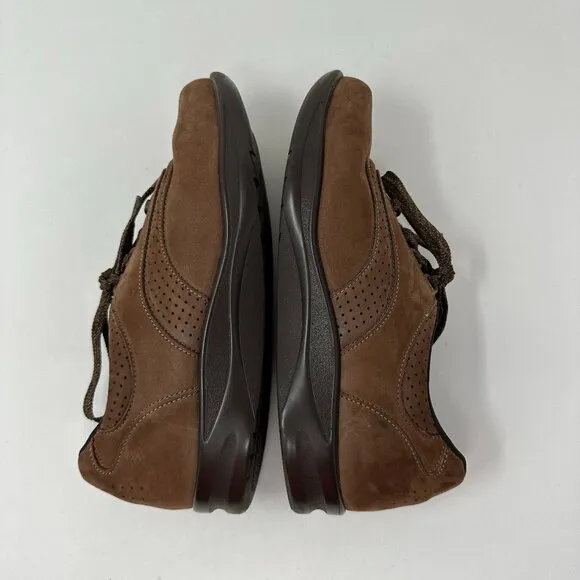 SAS Walking Shoes Women's Size 9W Casual Lace Up Shoes Brown