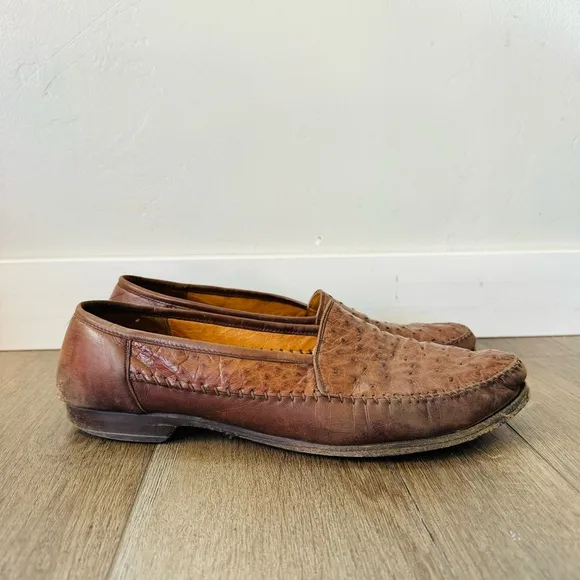 Scarpaletto Leather Loafer with Hand-stitched mens dress loafers mens 12