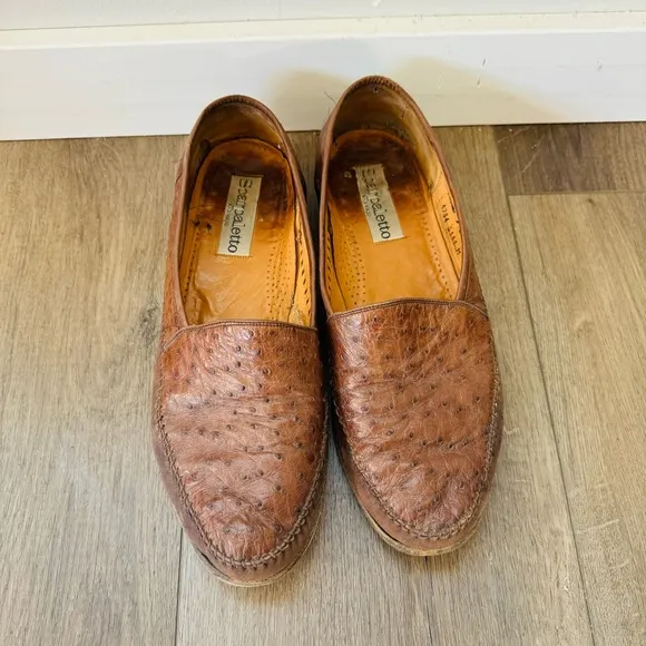 Scarpaletto Leather Loafer with Hand-stitched mens dress loafers mens 12