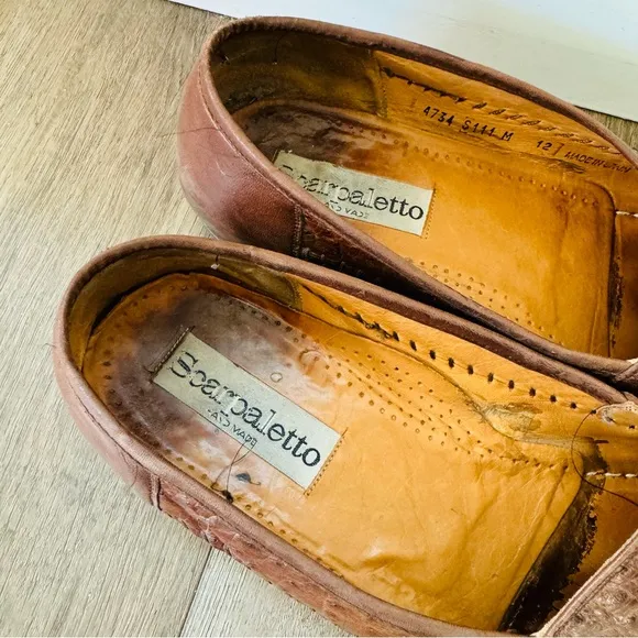 Scarpaletto Leather Loafer with Hand-stitched mens dress loafers mens 12
