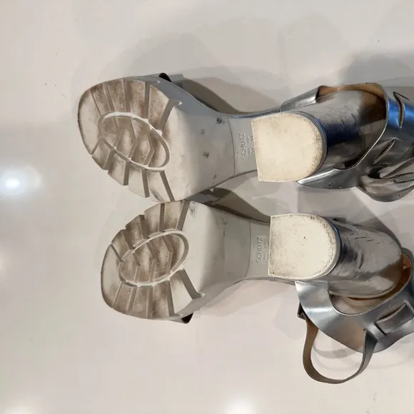 Schultz Silver Women's Heeled Sandals
