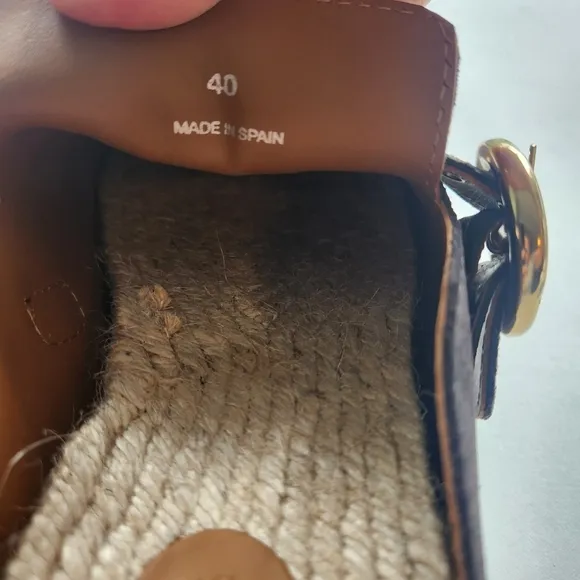 See By Chloe VIVIANE SUEDE BUCKLE MULE CLOGS size 40 BNWOB