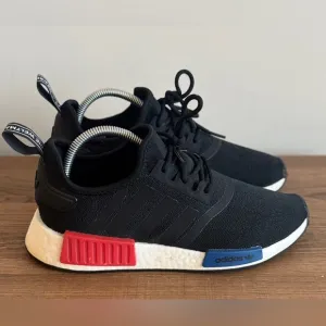 Size 8- adidas NMD R1 Black OG 2021