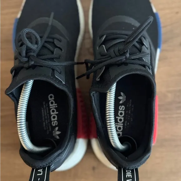 Size 8- adidas NMD R1 Black OG 2021